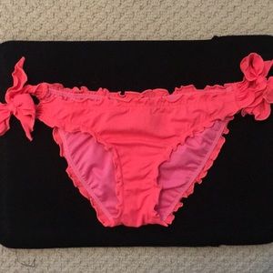 Victorias secret ruched bikini bottoms